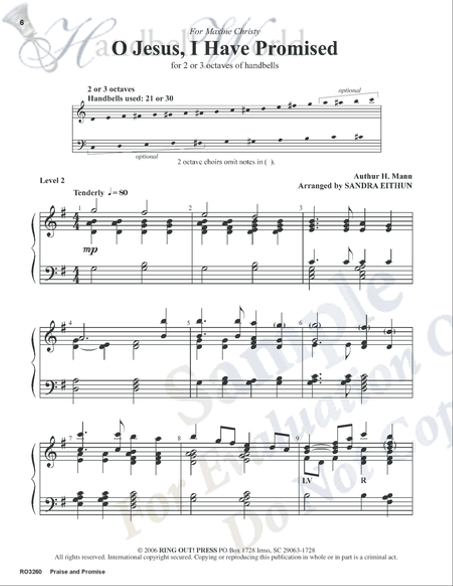 Praise and Promise 3-Octaves scores gallery preview page 5