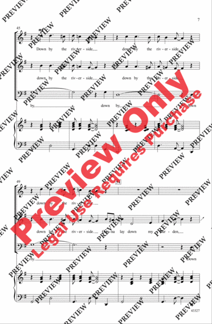 The River 3-Part scores gallery preview page 7