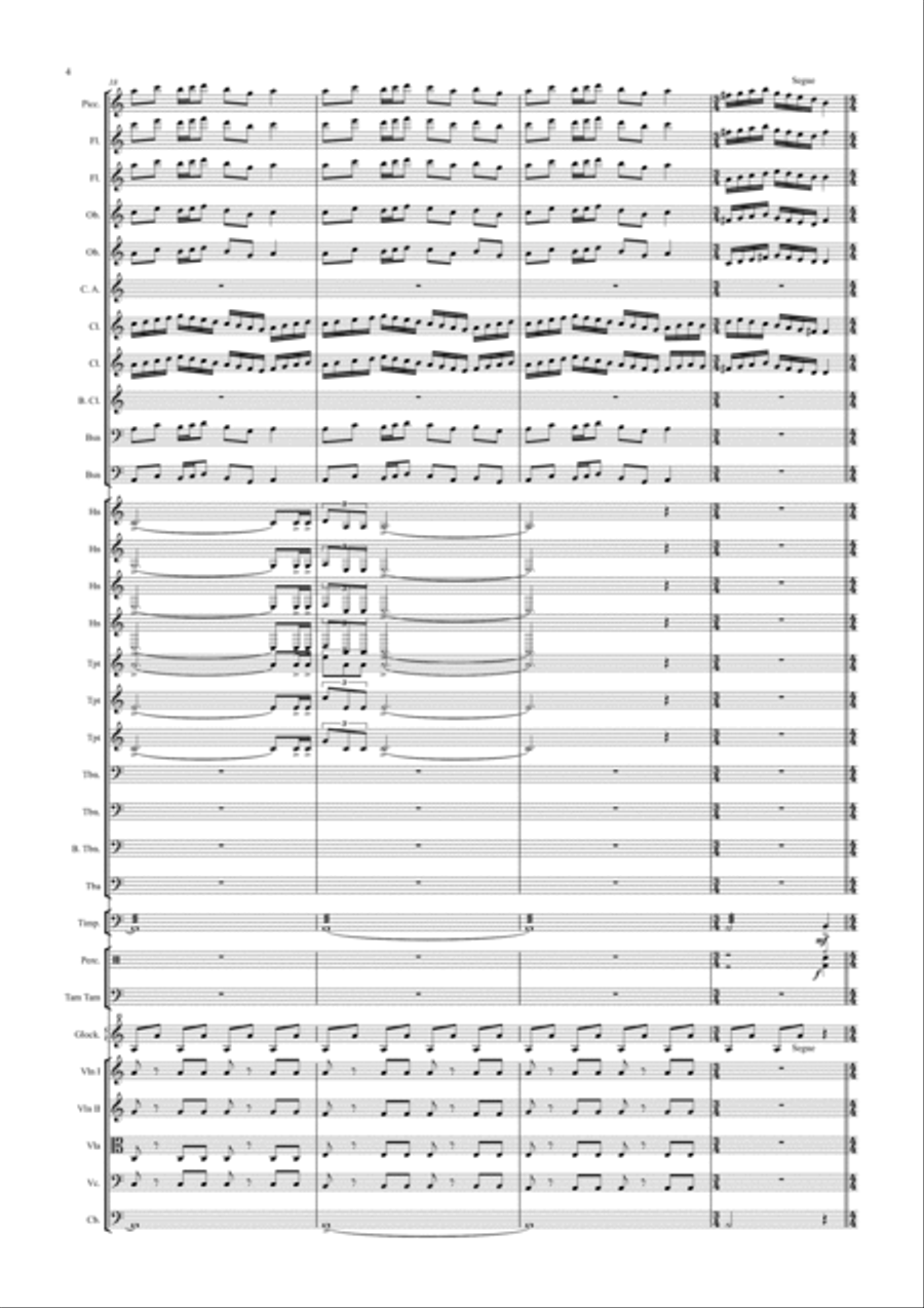 Crusader's Quest Crusader's Quest Full Orchestra scores gallery preview page 4