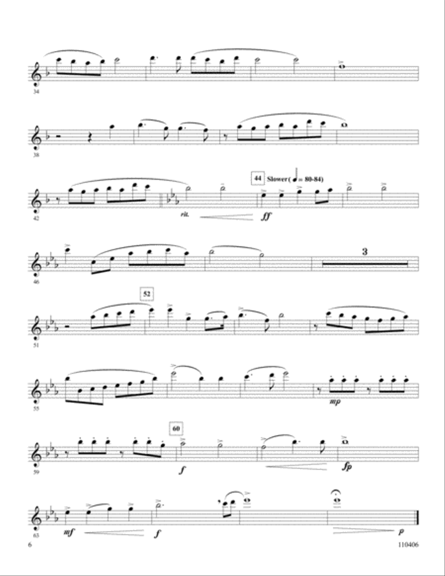 Holy, Holy, Holy Holy, Holy, Holy Woodwind Quartet scores gallery preview page 6