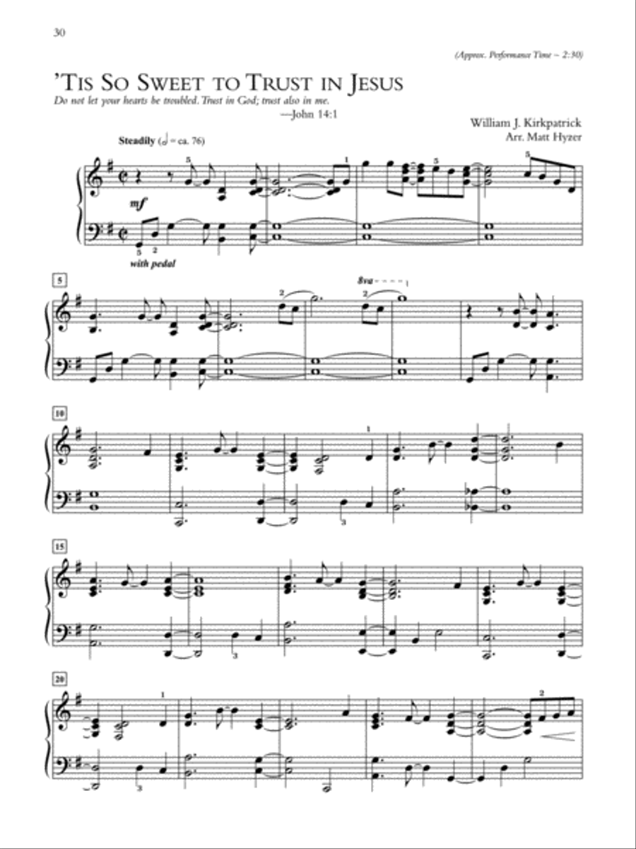 Hymns for the Spirit Piano Solo scores gallery preview page 4