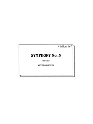 Symphony No. 3 for Band: 4th F Horn