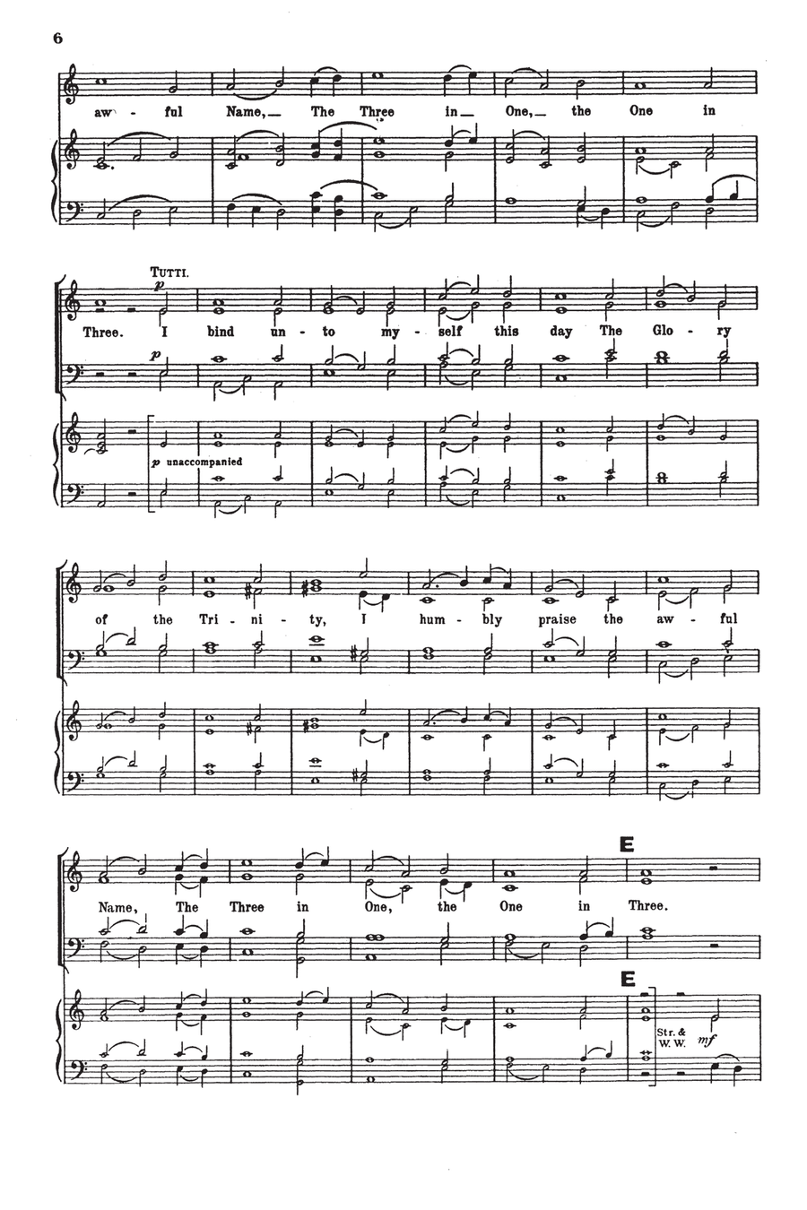 St. Patrick's Prayer (Fantasia on Irish Hymns) 4-Part scores gallery preview page 4