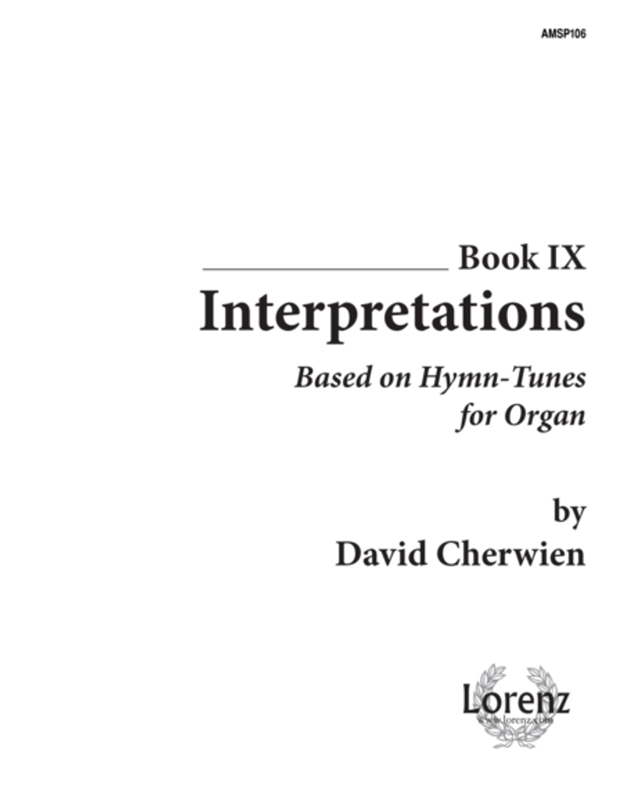 Interpretations, Book IX Interpretations, Book IX Organ scores gallery preview page 1