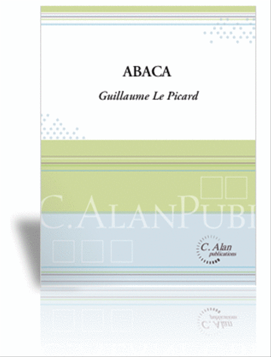Abaca Abaca Percussion Ensemble scores gallery preview page 1