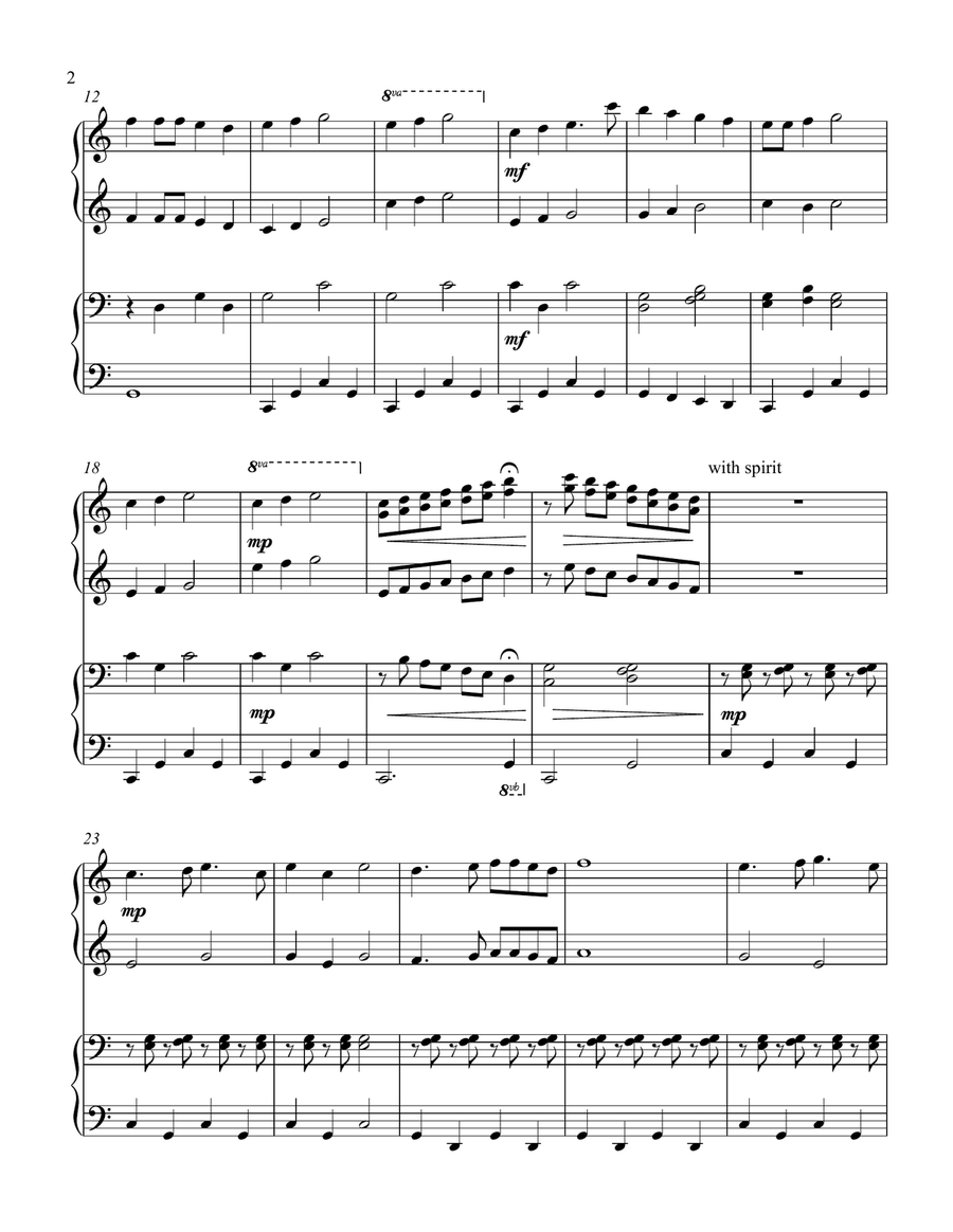 Do-re-mi 1 Piano, 4-Hands scores gallery preview page 3