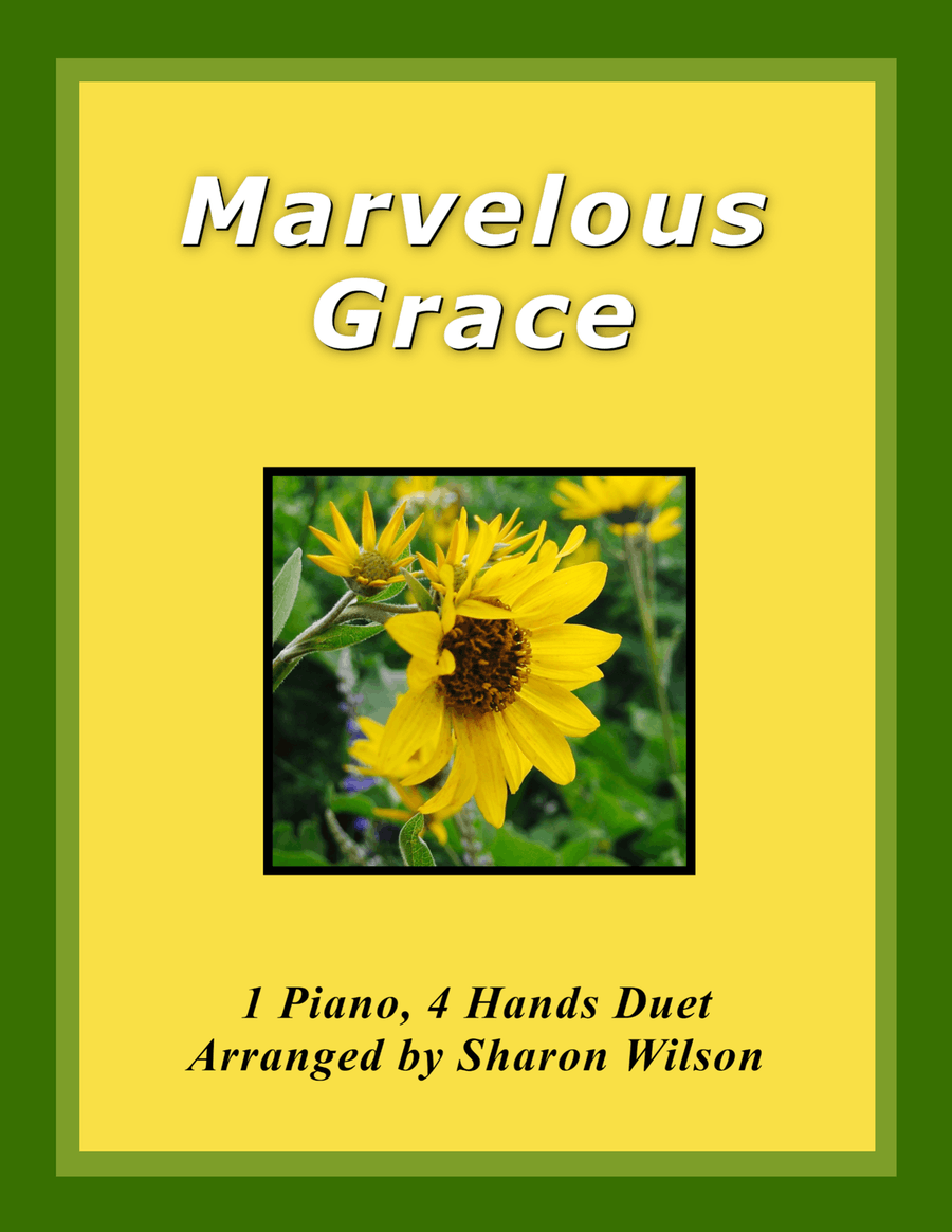 Marvelous Grace (1 Piano, 4 Hands Duet) 1 Piano, 4-Hands scores gallery preview page 1