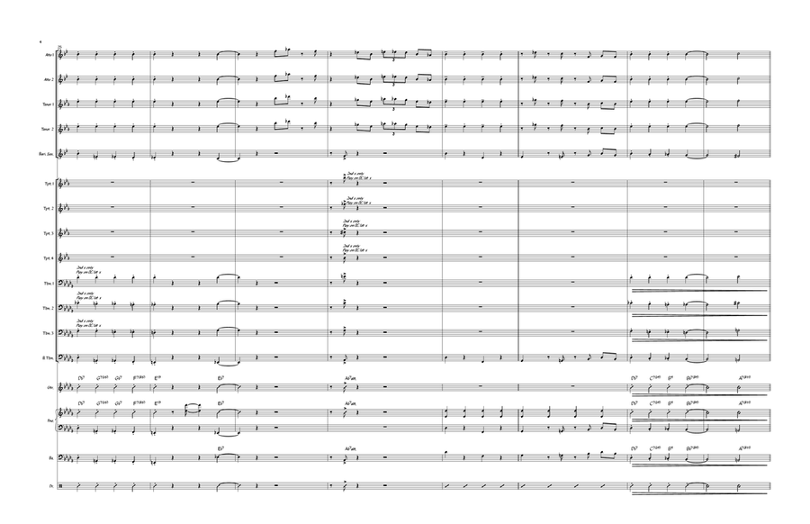 Jig A Jug Jazz Ensemble scores gallery preview page 4