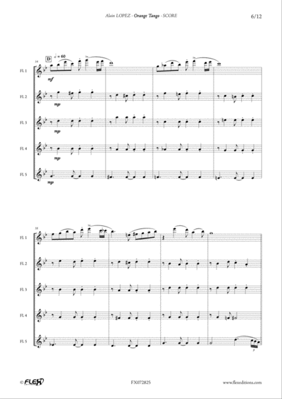 Orange Tango Orange Tango Flute scores gallery preview page 6