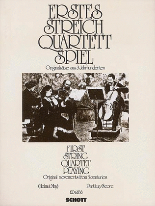 Book cover for First String Quartet Playing Score