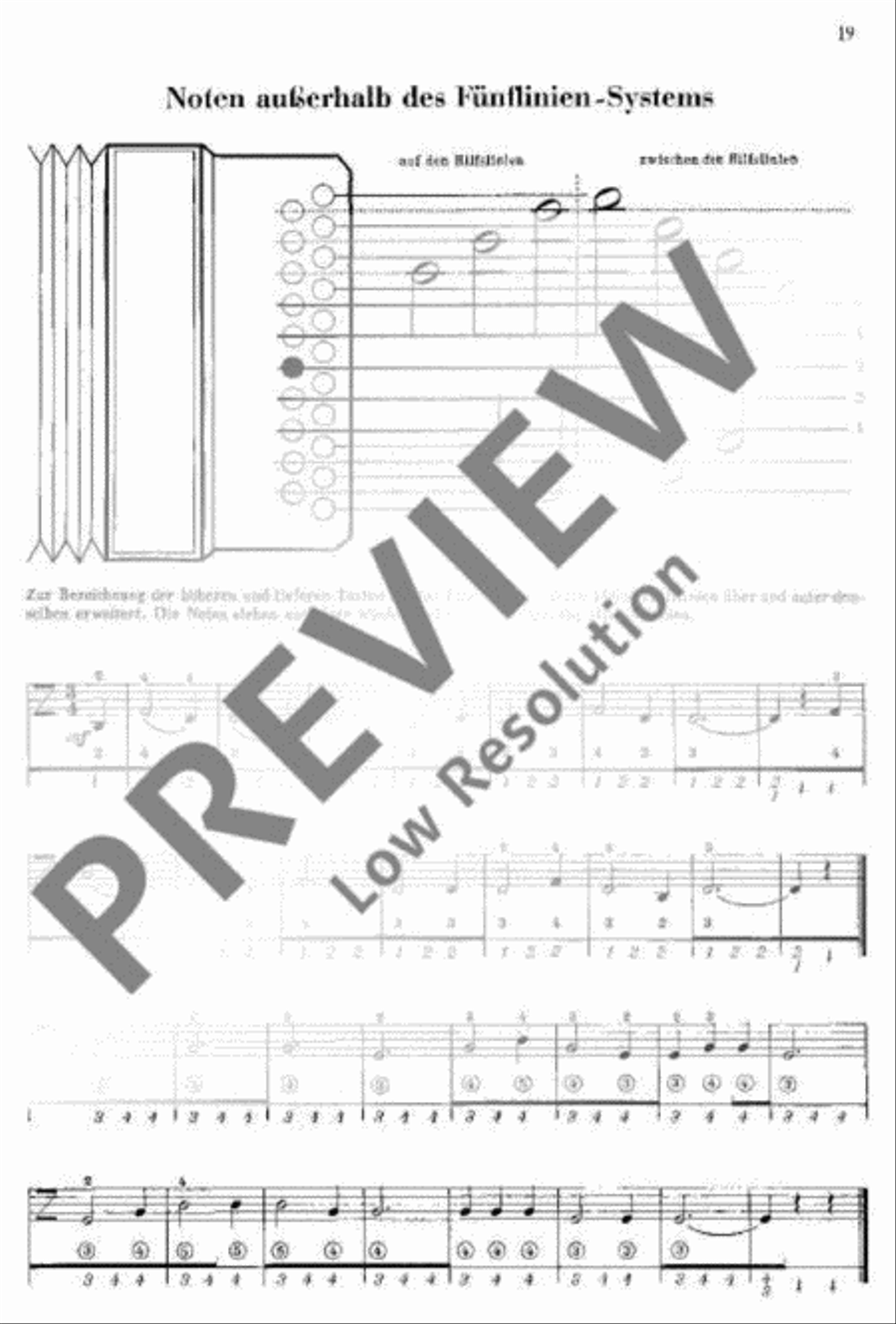 Neue Schule für die zweireihige Handharmonika Accordion scores gallery preview page 20
