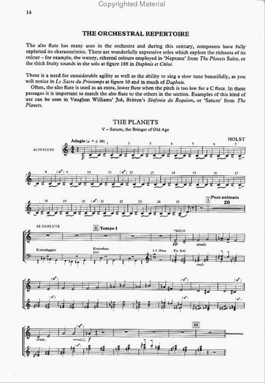 The Alto Flute Practice Book Flute scores gallery preview page 2