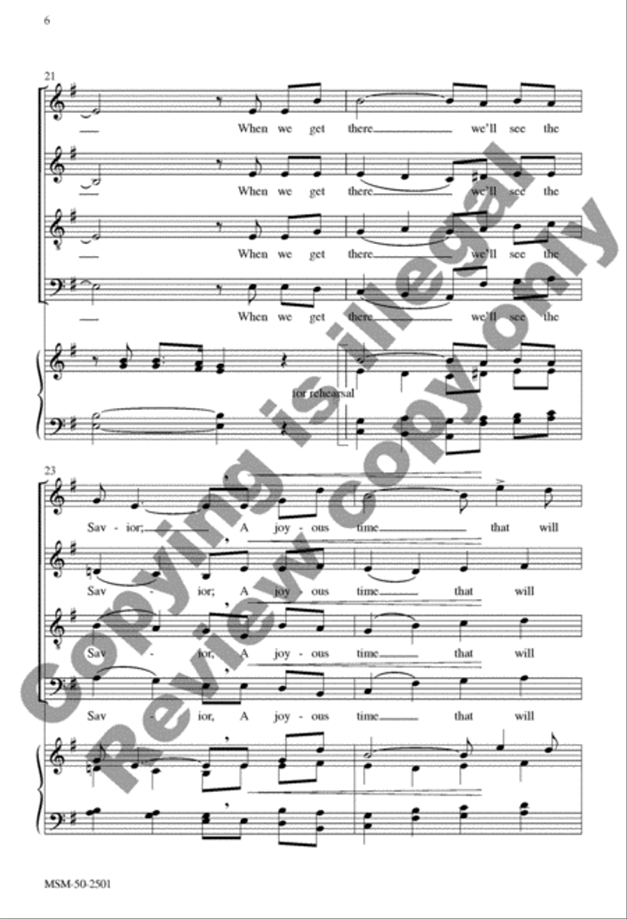 Poor Wayfarin' Stranger 4-Part scores gallery preview page 15