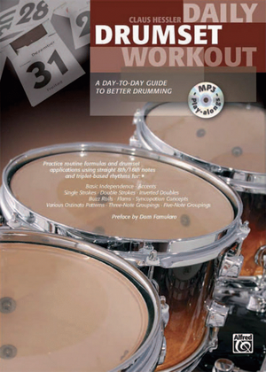 Book cover for Daily Drumset Workout