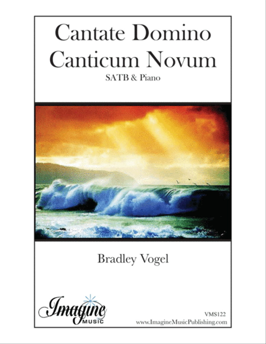 Cantate Domino Canticum Novum 4-Part scores gallery preview page 1