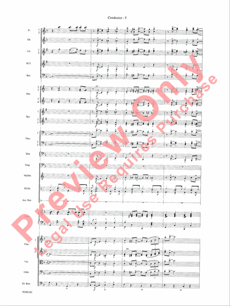 A Salute to the Big Apple Full Orchestra scores gallery preview page 7