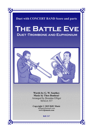 The Battle Eve Duet - Trombone and Euphonium with Concert Band Accompaniment Score and Parts PDF