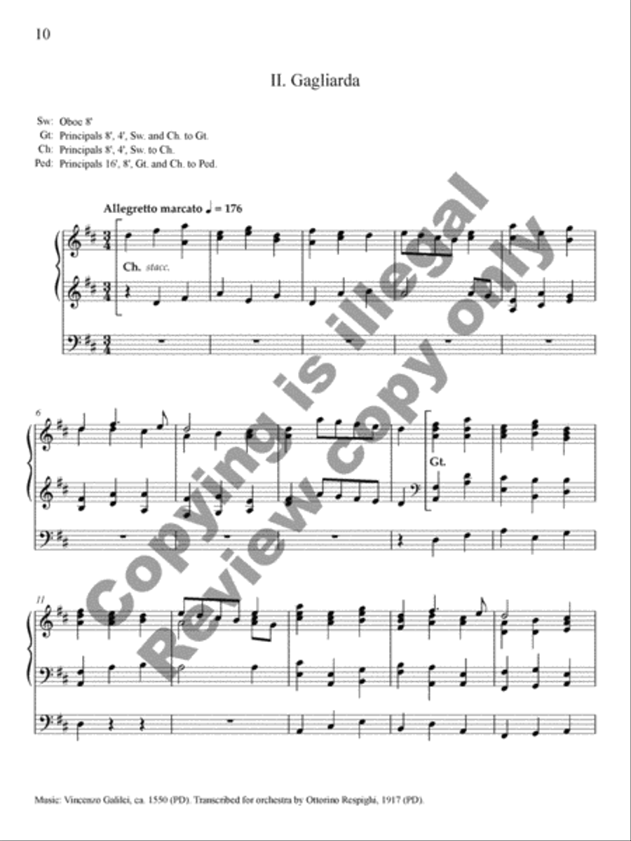 Ancient Airs and Dances, Suite No. 1 Organ Solo scores gallery preview page 31
