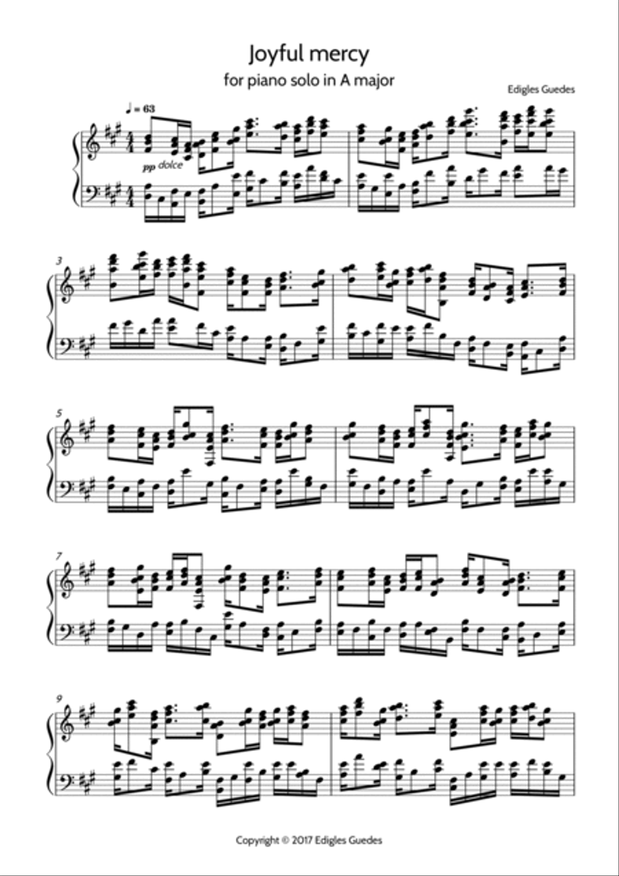 Joyful mercy Piano Method scores gallery preview page 2