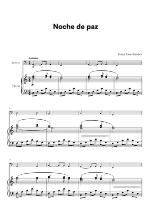 Franz Xaver Gruber - Noche de paz (for Bassoon and Piano)