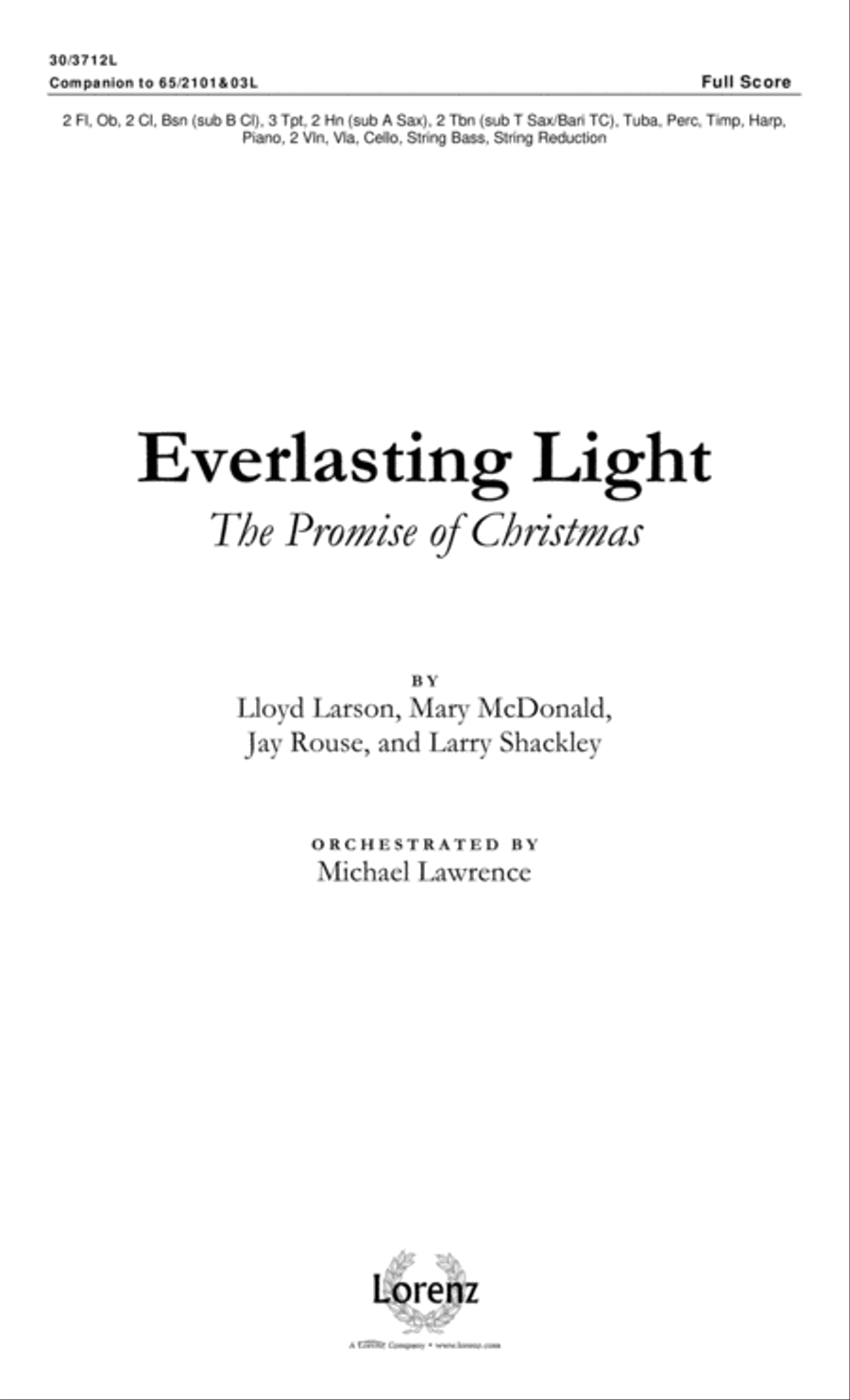 Everlasting Light - Full Score Choir scores gallery preview page 2