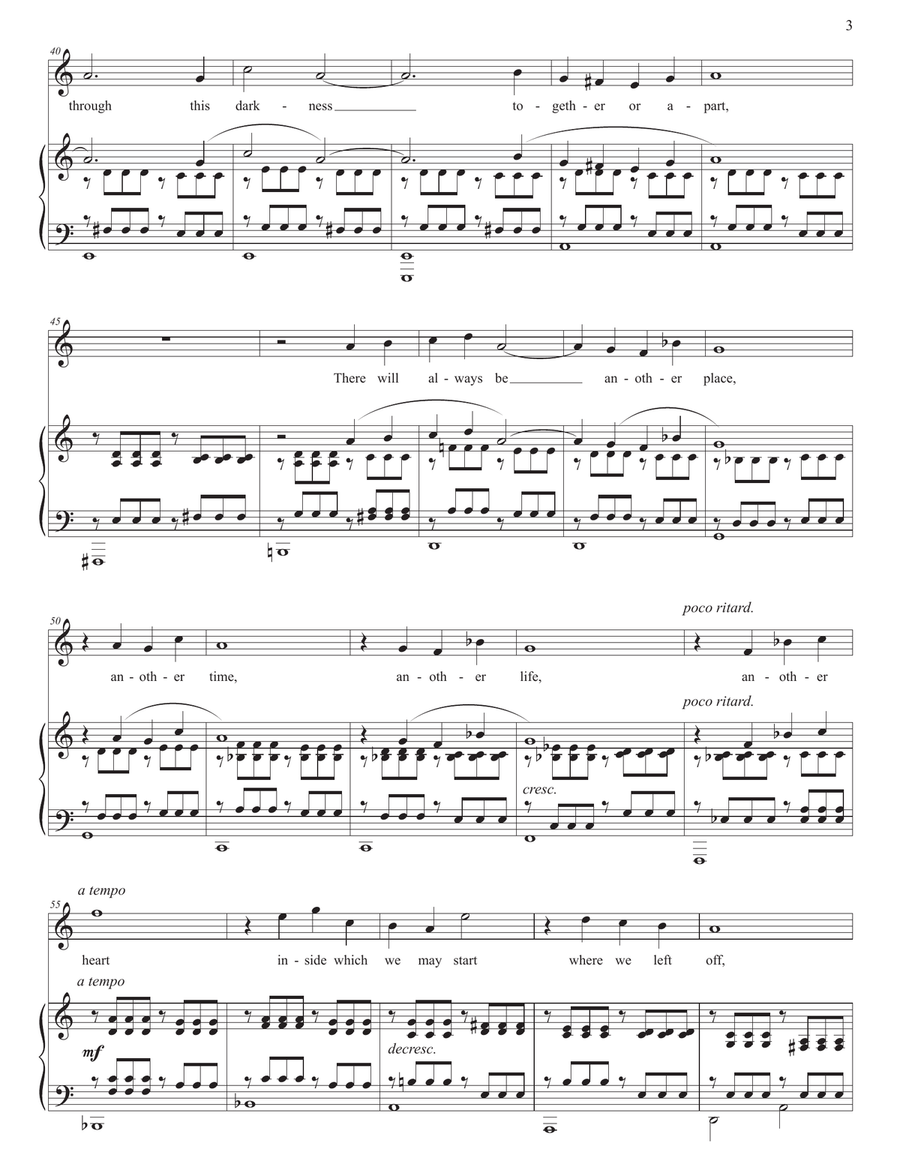 We Will Always Walk Together Piano, Vocal scores gallery preview page 4
