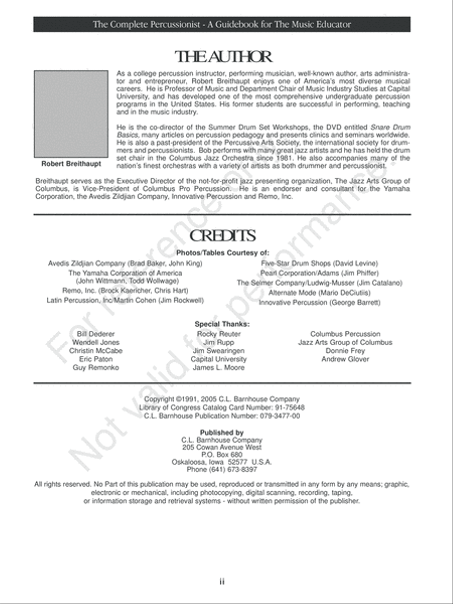 The Complete Percussionist Percussion scores gallery preview page 4