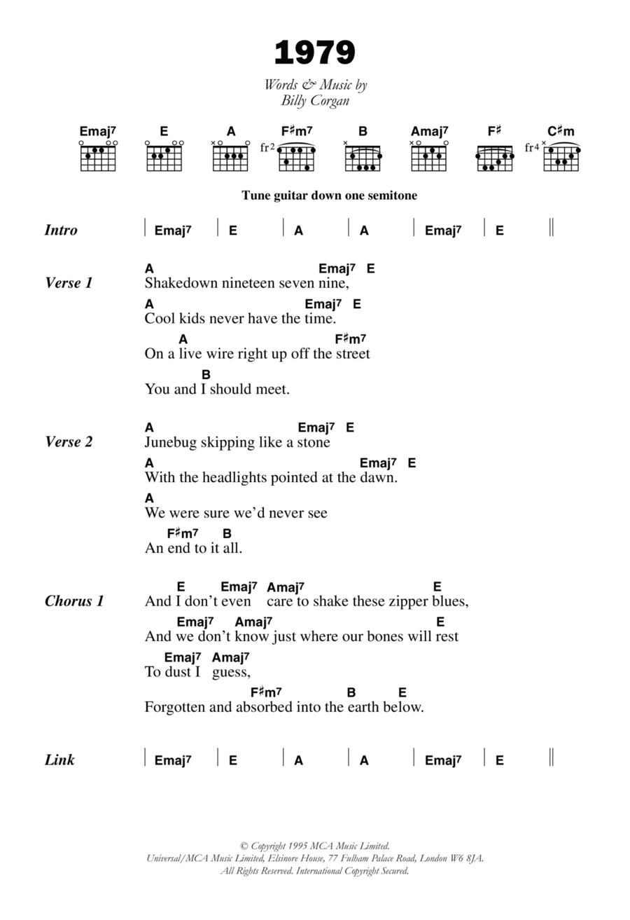 1979 Guitar scores gallery preview page 1
