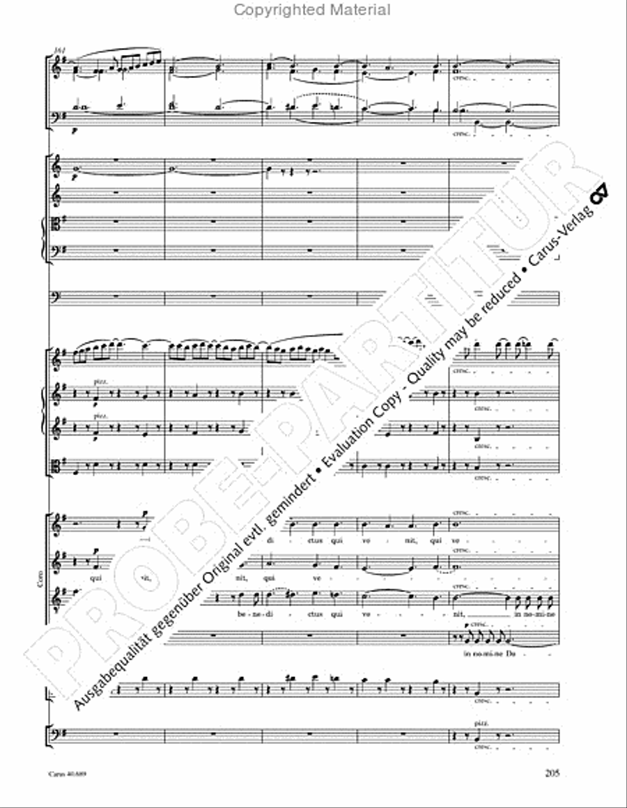 Missa solemnis Missa solemnis 4-Part scores gallery preview page 221