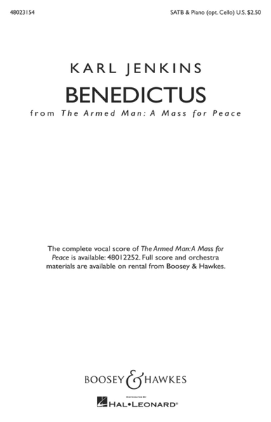 Benedictus from The Armed Man: A Mass for Peace