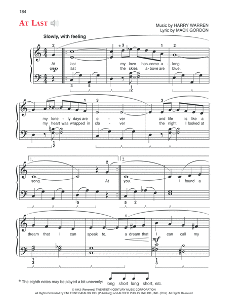 Alfred's Self-Teaching Adult Piano Course Piano Method scores gallery preview page 13