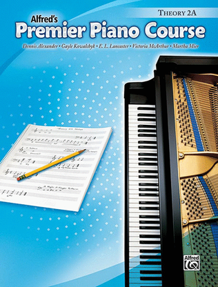 Book cover for Premier Piano Course Theory, Book 2A