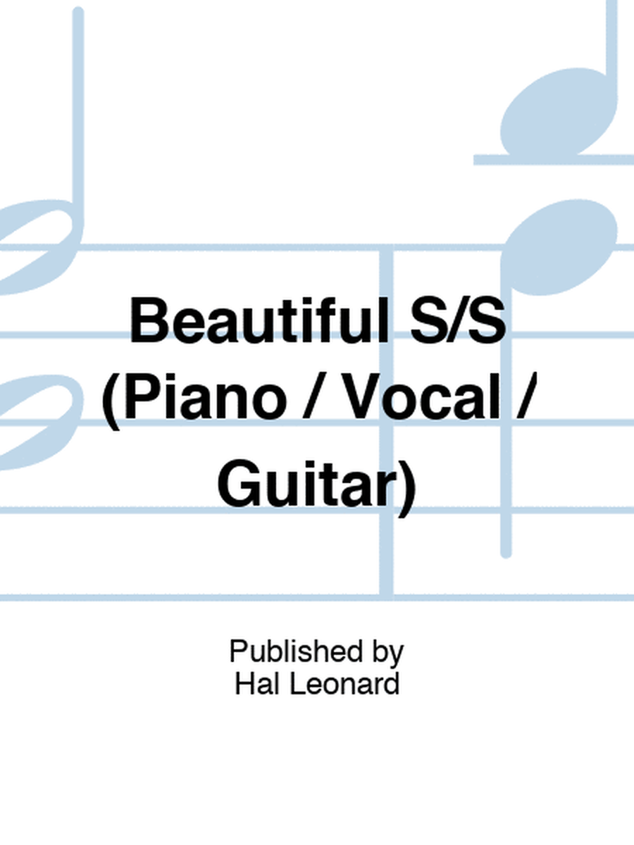 Beautiful S/S (Piano / Vocal / Guitar)