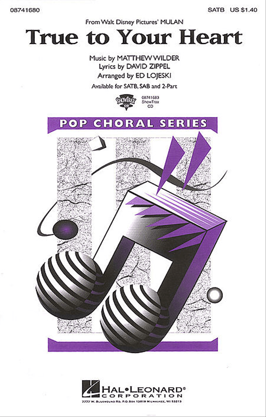 True to Your Heart True to Your Heart Choir scores gallery preview page 1
