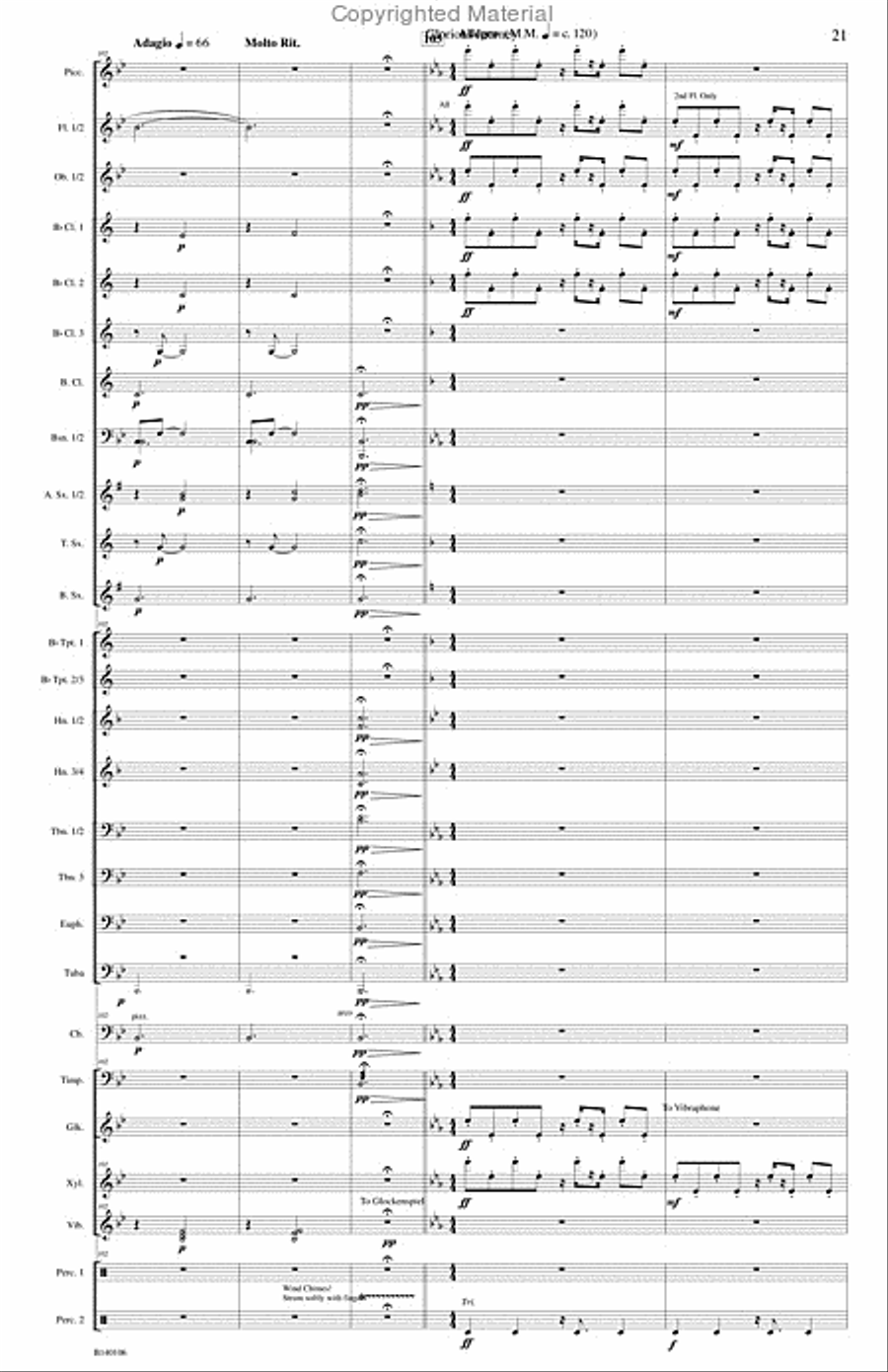 Glorious Journey Concert Band scores gallery preview page 24