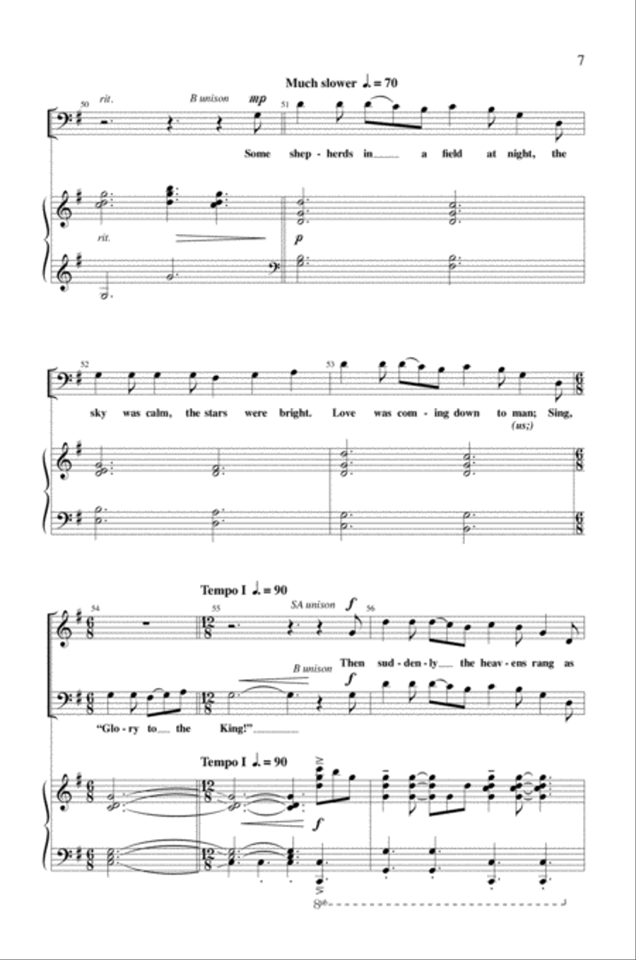 Sing Glory To The King Sing Glory To The King 3-Part scores gallery preview page 7