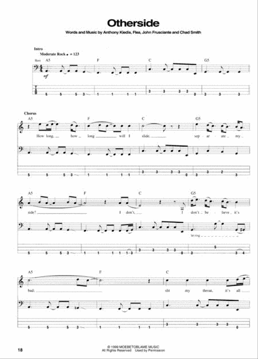 Californication - Bass