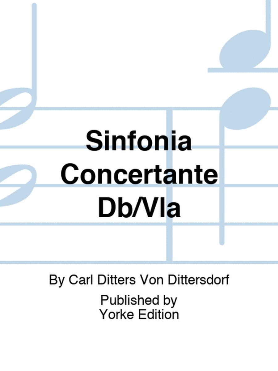 Dittersdorf - Sinfonia Concertante For Double Bass/Viola