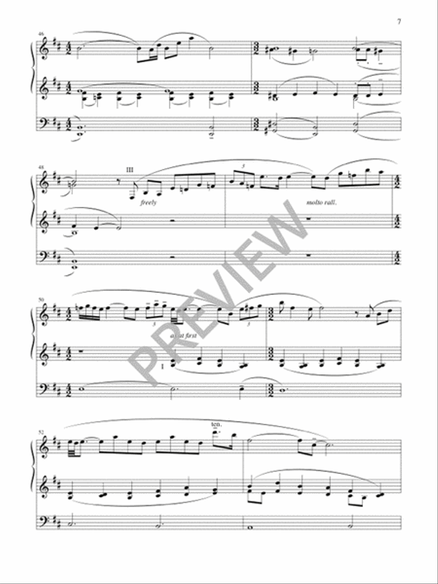 Pavane Organ scores gallery preview page 8