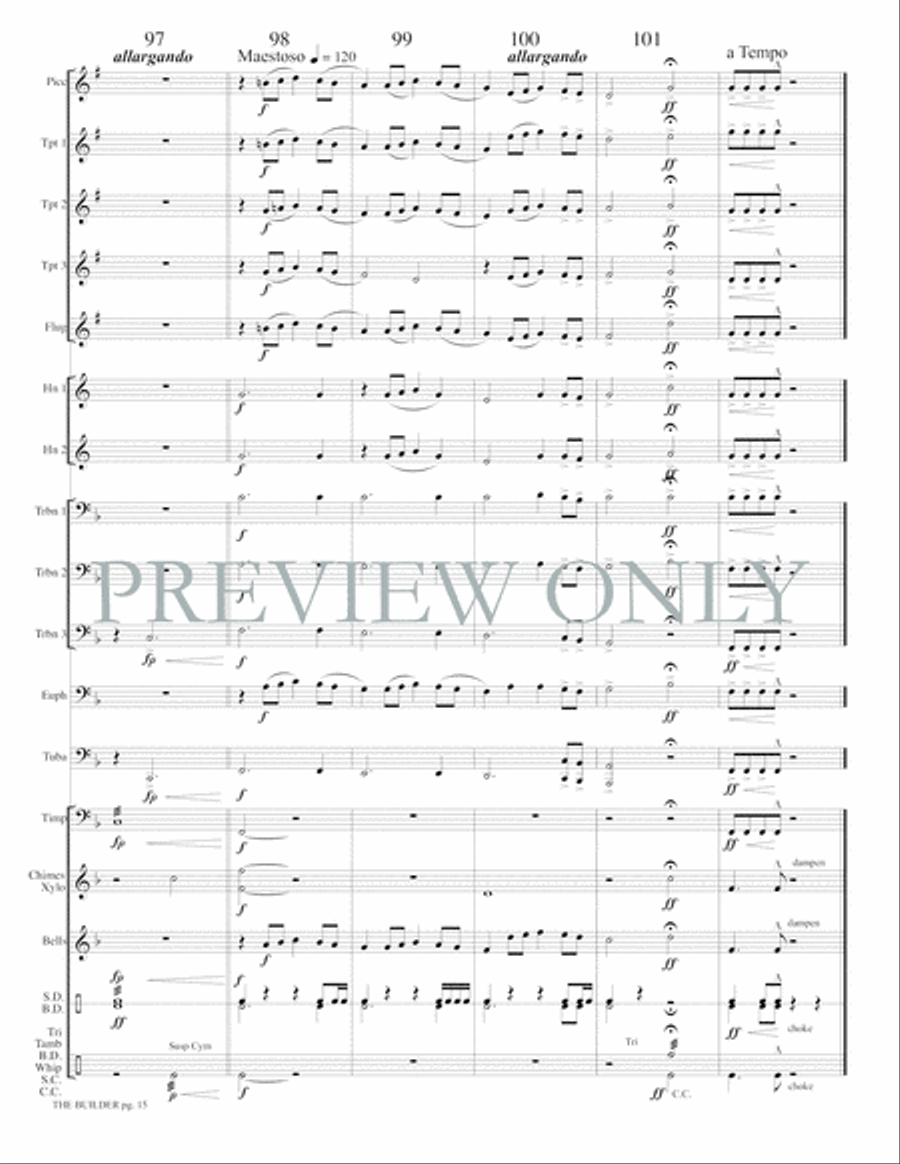 The Builder Small Ensemble scores gallery preview page 17