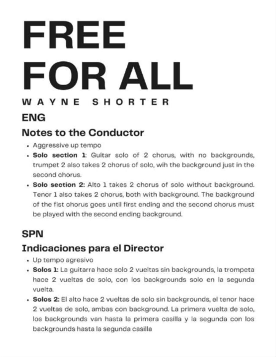 Free For All Jazz Ensemble scores gallery preview page 3