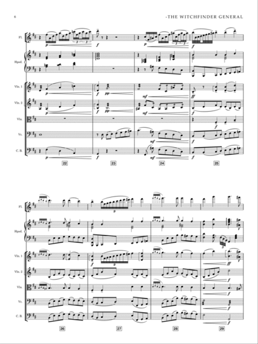 The Witchfinder General - Chamber Edition - Score Only Score scores gallery preview page 6