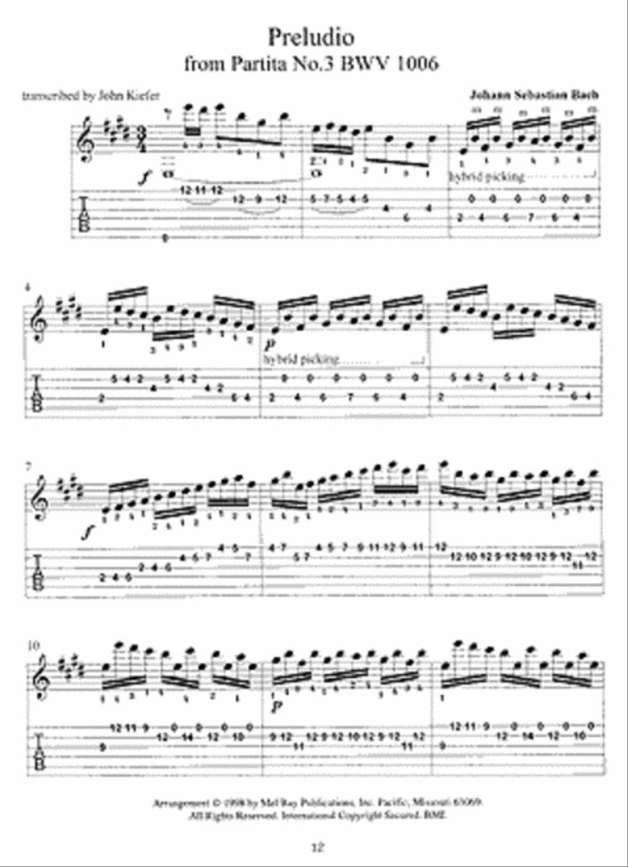 J. S. Bach for Electric Guitar Book and Digital Audio scores gallery preview page 2
