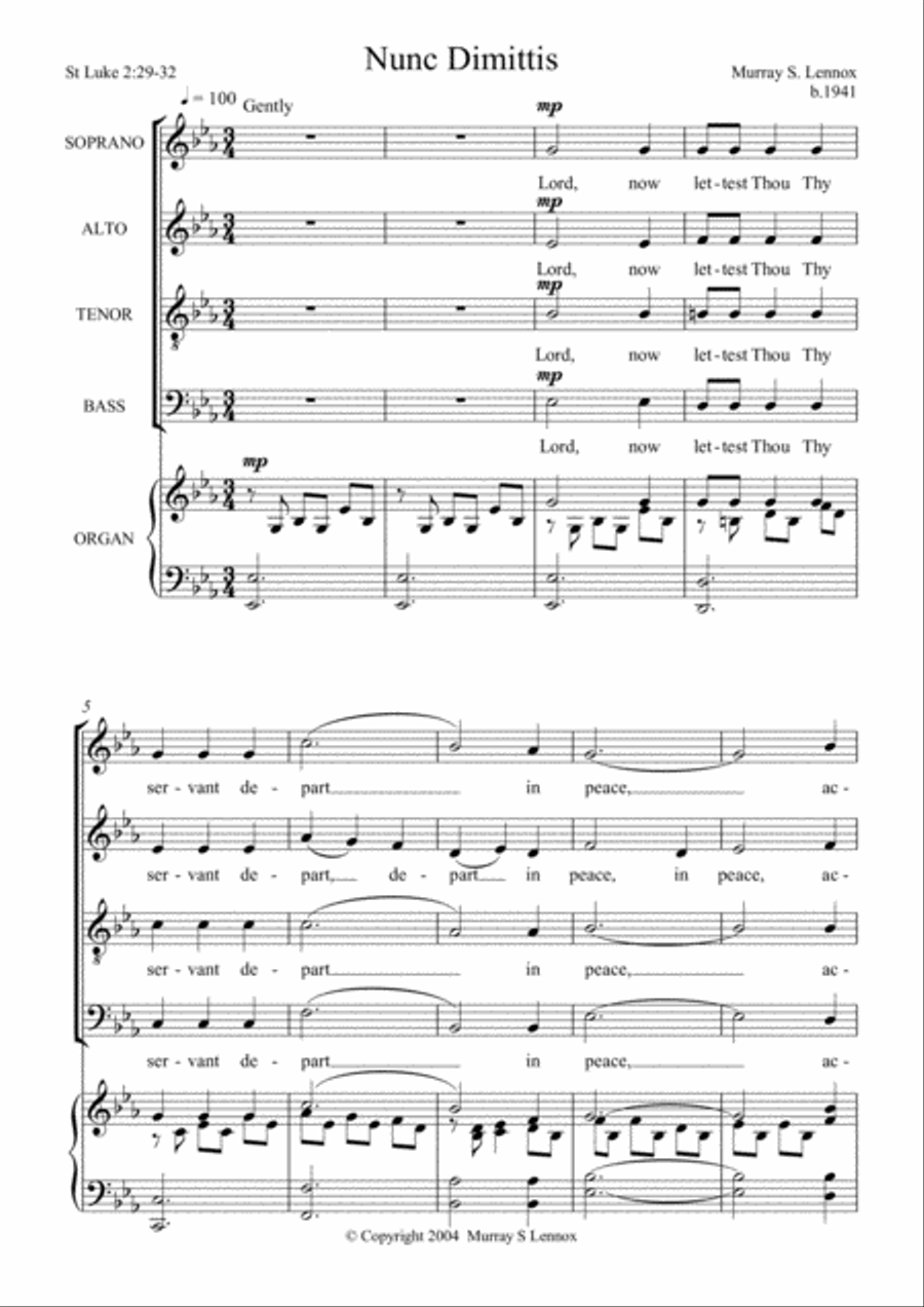 Nunc Dimittis - 