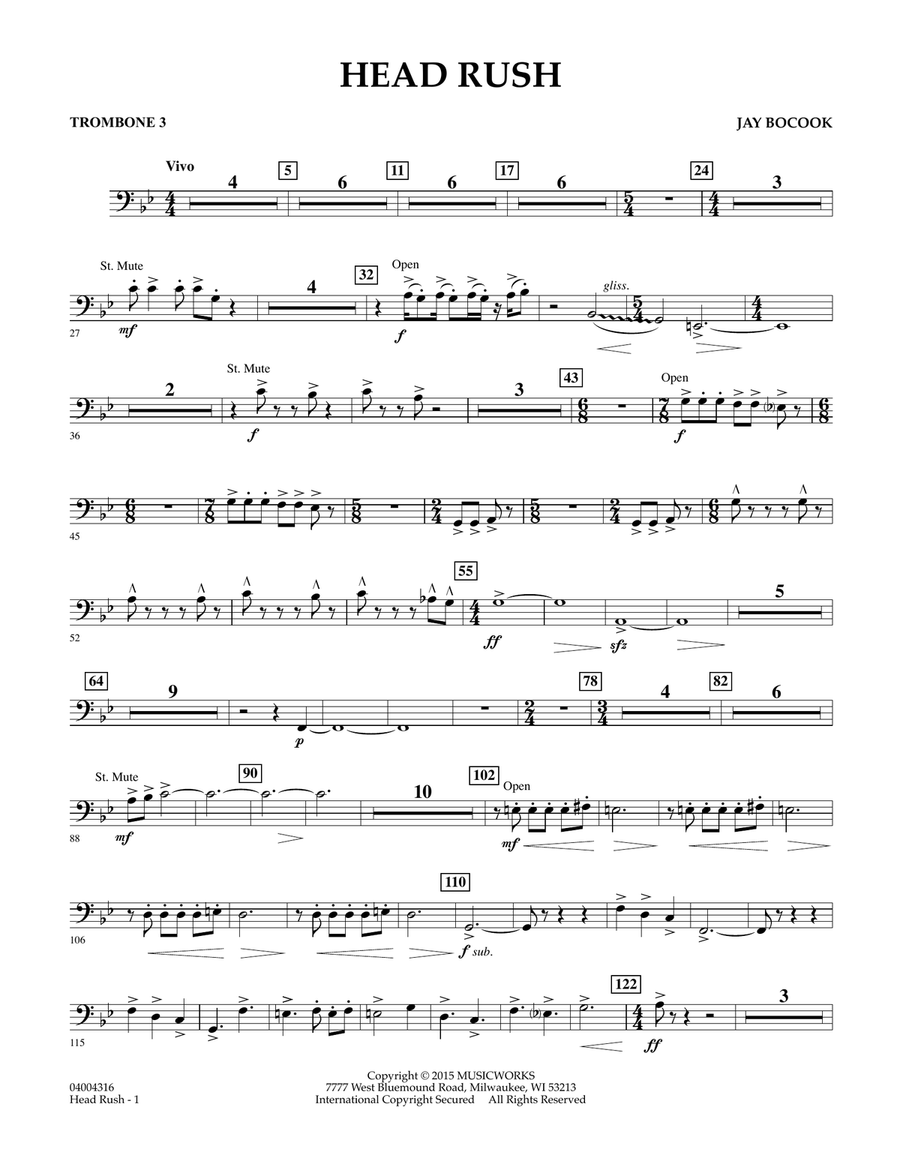Head Rush - Trombone 3