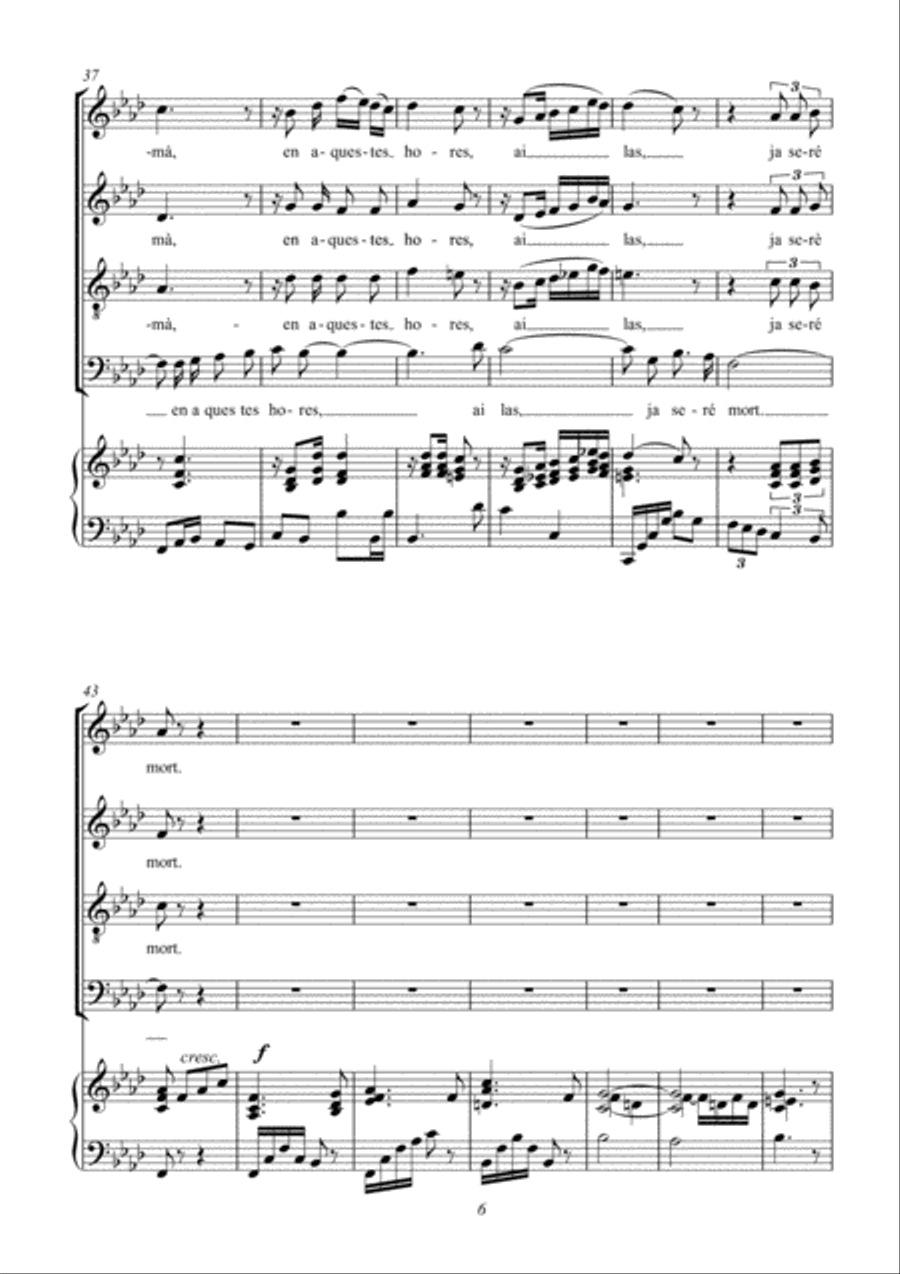 Balada d'en Jordi Roca 4-Part scores gallery preview page 6