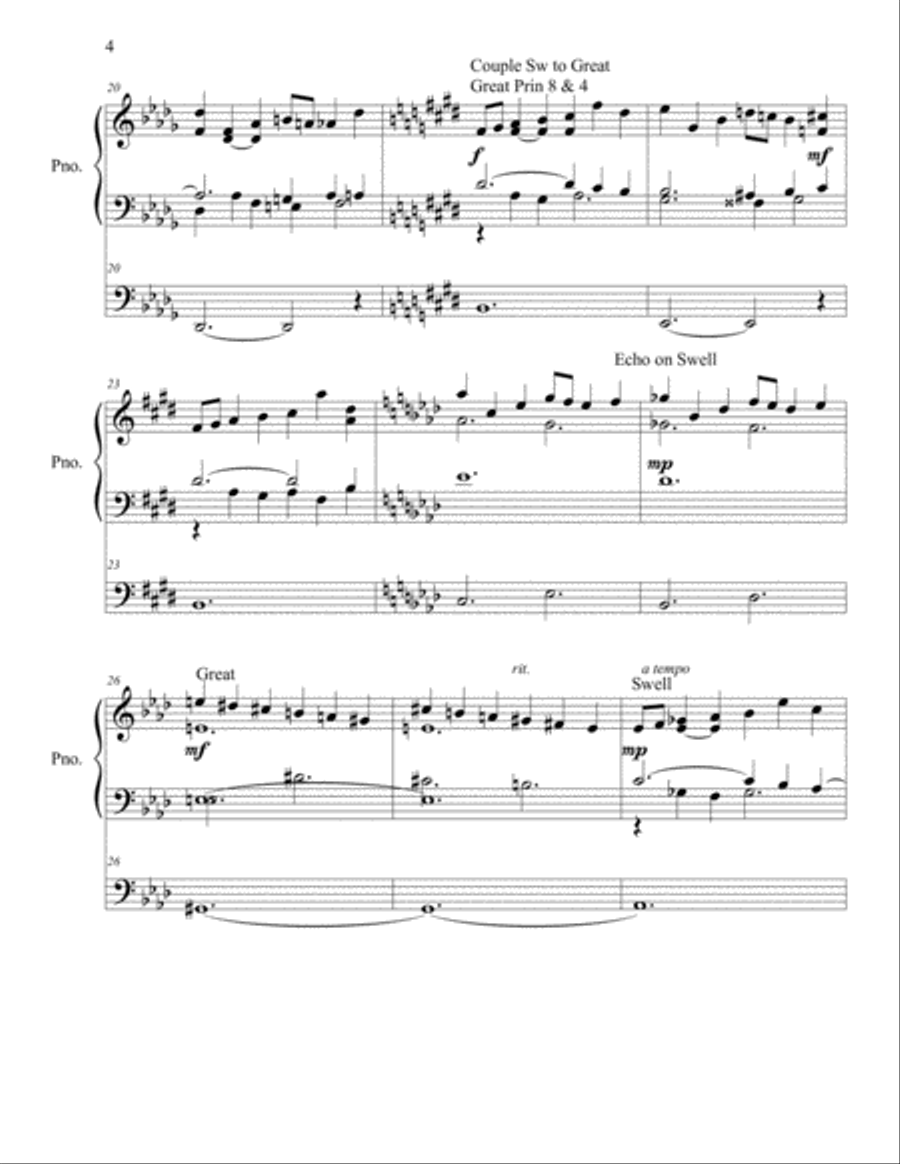 Prayer for Notre Dame Organ Solo Organ Solo scores gallery preview page 4