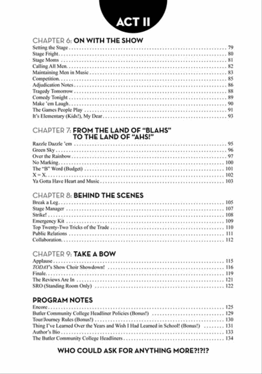 Putting the SHOW in CHOIR Vocal Jazz Ensemble scores gallery preview page 3