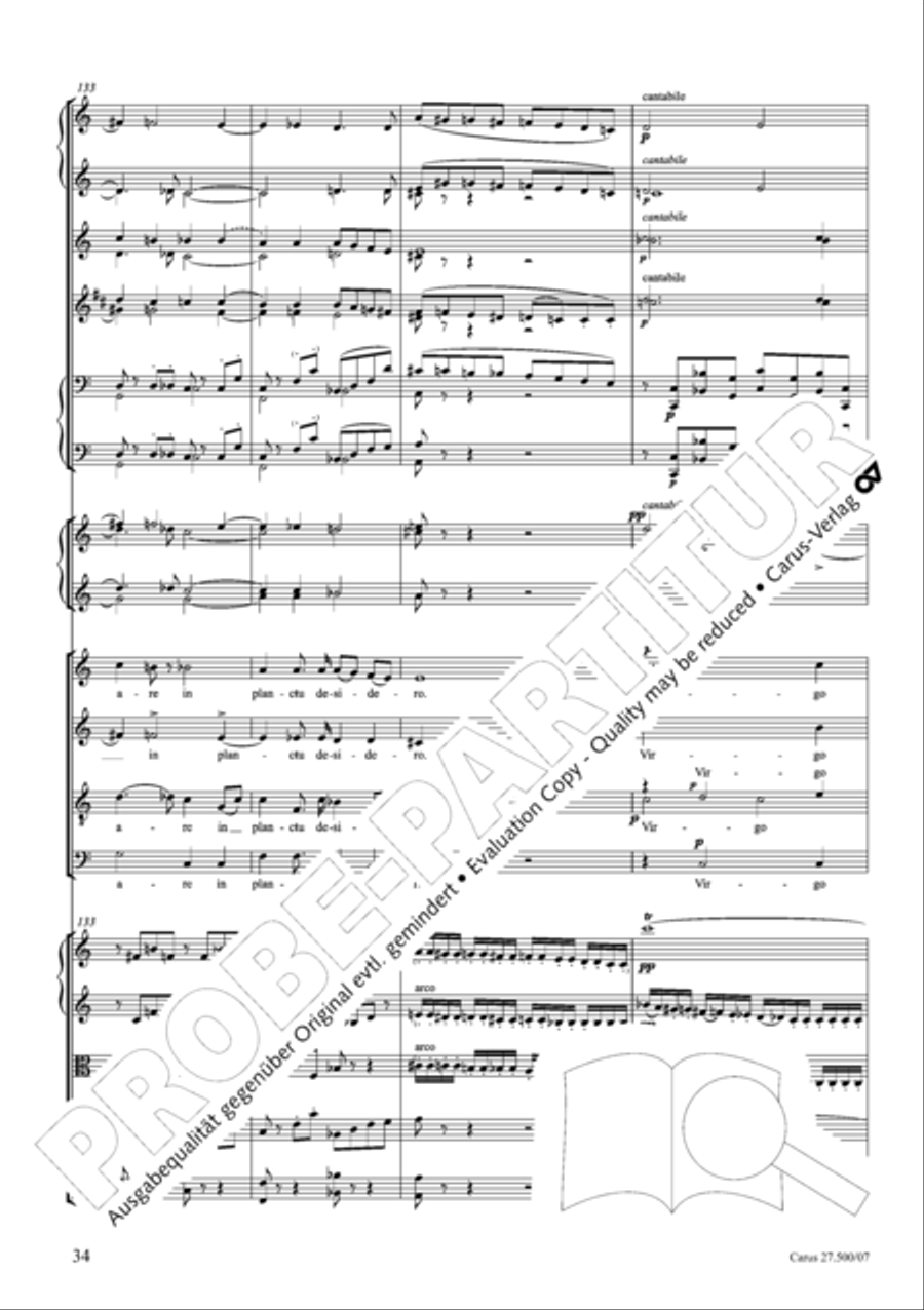 Quattro pezzi sacri Orchestra scores gallery preview page 35