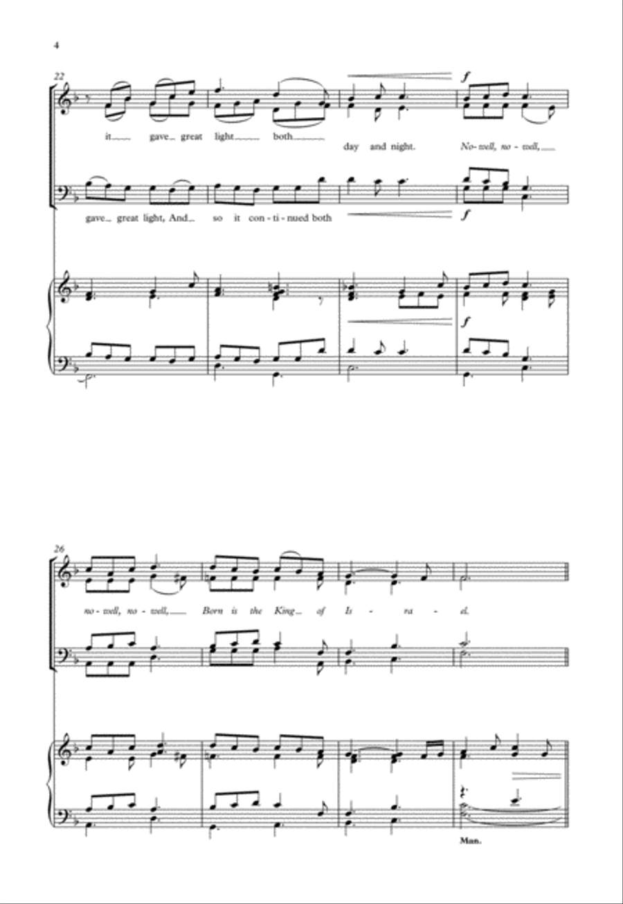 The first Nowell The first Nowell Divisi scores gallery preview page 4